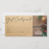 kerstcadeau Boerderij voor draagpapier, Vintage (Voorkant)