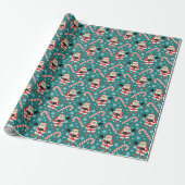 Kerstcadeau boksen cadeaupapier (Uitgerold)