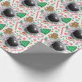 Kerstcadeau bowlen cadeaupapier (Hoek)