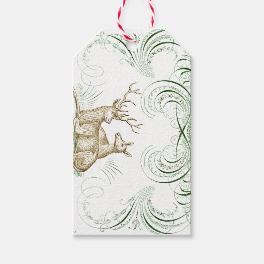 kerstcadeau cadeaulabel (Voorkant)