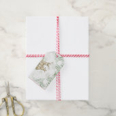 kerstcadeau cadeaulabel (Met Touw)