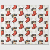 kerstcadeau cadeaupapier (Vlak)