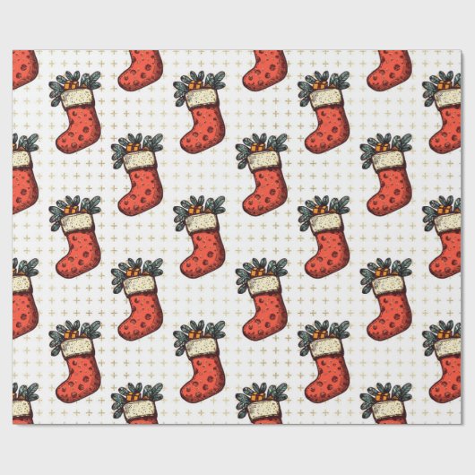 kerstcadeau cadeaupapier (Vlak)