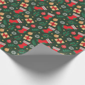 kerstcadeau cadeaupapier (Hoek)