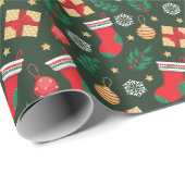 kerstcadeau cadeaupapier (Rol Hoek)
