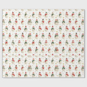 kerstcadeau cadeaupapier (Vlak)