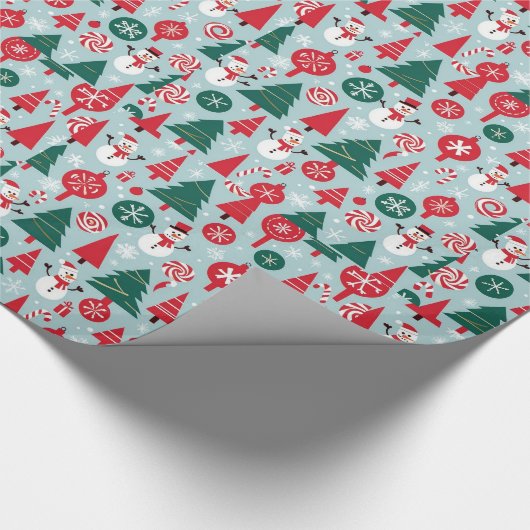 kerstcadeau cadeaupapier (Hoek)