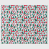 kerstcadeau cadeaupapier (Vlak)