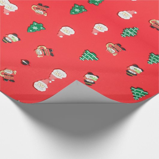 kerstcadeau cadeaupapier (Hoek)