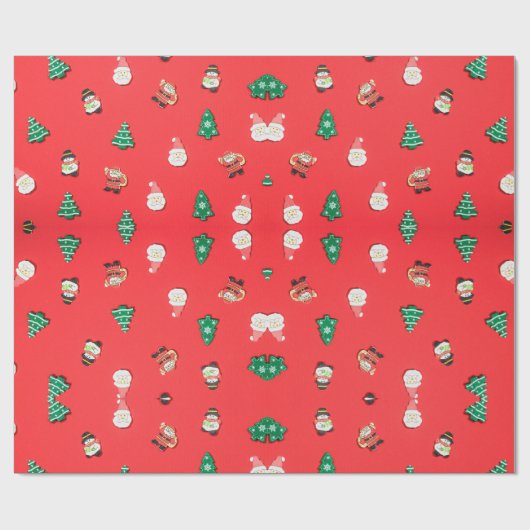 kerstcadeau cadeaupapier (Vlak)