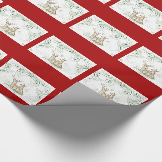 kerstcadeau cadeaupapier (Hoek)