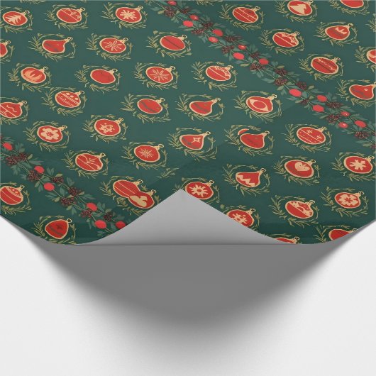 kerstcadeau cadeaupapier (Hoek)