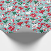 kerstcadeau cadeaupapier (Hoek)