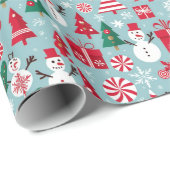 kerstcadeau cadeaupapier (Rol Hoek)