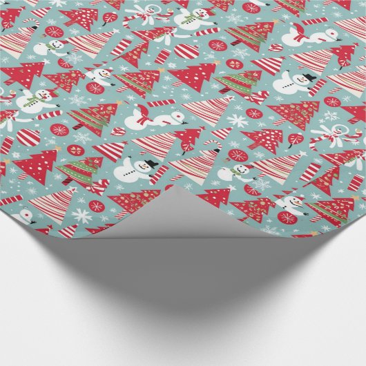 kerstcadeau cadeaupapier (Hoek)