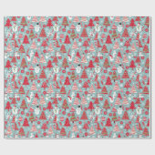 kerstcadeau cadeaupapier (Vlak)