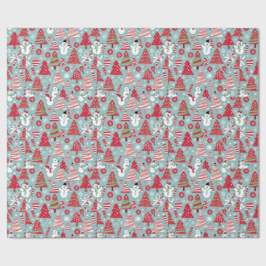 kerstcadeau cadeaupapier (Vlak)