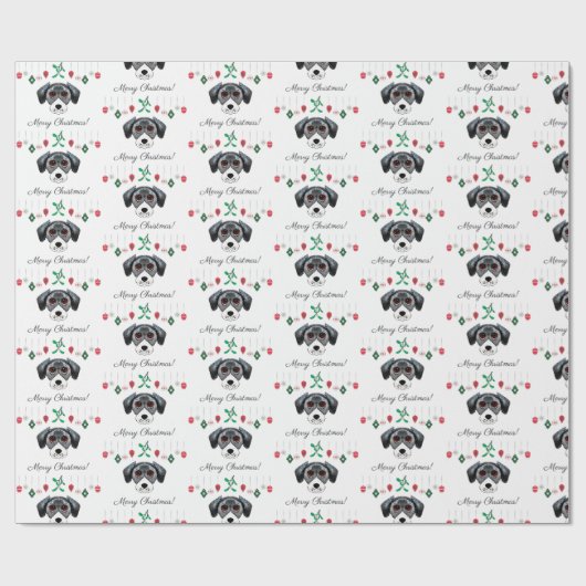 kerstcadeau cadeaupapier (Vlak)