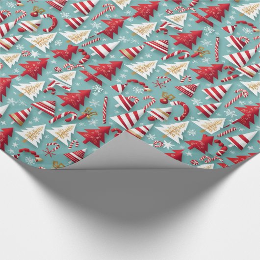 kerstcadeau cadeaupapier (Hoek)