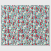 kerstcadeau cadeaupapier (Vlak)