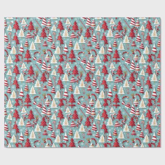 kerstcadeau cadeaupapier (Vlak)