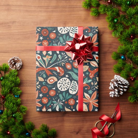 kerstcadeau cadeaupapier (Feestdagen Geschenken)