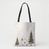 kerstcadeau-Canvas tas (Voorkant)