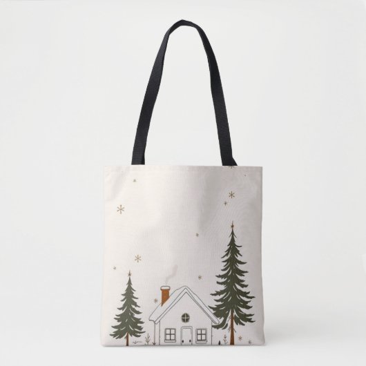 kerstcadeau-Canvas tas (Voorkant)
