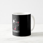 Kerstcadeau | Catbernet wijn drinker Koffiemok (Voorkant rechts)