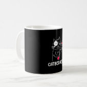 Kerstcadeau | Catbernet wijn drinker Koffiemok (Voorkant links)