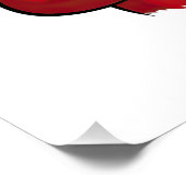 Kerstcadeau Cheer Santa Claus Perfect Poster (Hoek)
