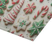 Kerstcadeau Croquette Bow Bling Glitter Xmas Snijplank (Hoek)