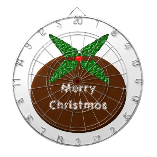 kerstcadeau dartbord (Voorkant)
