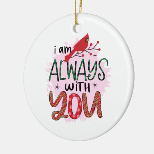 Kerstcadeau dat ik altijd bij je ben keramisch ornament (Links)