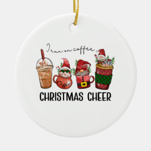 kerstcadeau dat ik op de kerstcadeau van koffie lo keramisch ornament
