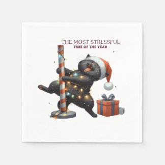 Kerstcadeau de meest stressvolle tijd van het jaar servet