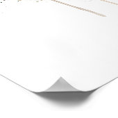Kerstcadeau Dennenkegel Poster (Hoek)