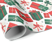 Kerstcadeau dozen cadeaupapier (Rol Hoek)