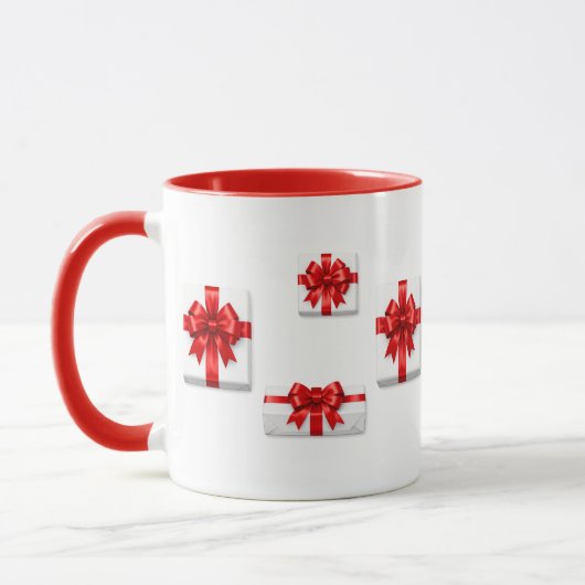 Kerstcadeau dozen mok (Links)