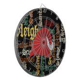 kerstcadeau Een fijne dag en een betere avond Dartbord (Voorkant Links)