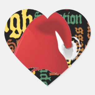 kerstcadeau Een fijne dag en een betere avond Hart Sticker