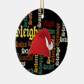 kerstcadeau Een fijne dag en een betere avond Keramisch Ornament (Rechts)