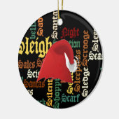 kerstcadeau Een fijne dag en een betere avond Keramisch Ornament (Links)