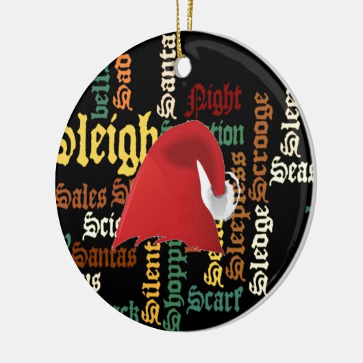 kerstcadeau Een fijne dag en een betere avond Keramisch Ornament (Links)