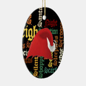 kerstcadeau Een fijne dag en een betere avond Keramisch Ornament (Rechts)