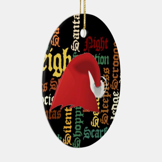 kerstcadeau Een fijne dag en een betere avond Keramisch Ornament (Rechts)