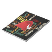 kerstcadeau Een fijne dag en een betere avond Notitieblok (Linkerzijde)