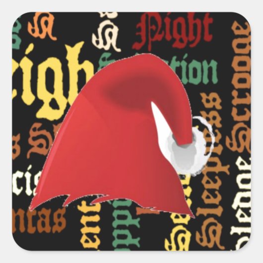 kerstcadeau Een fijne dag en een betere avond Vierkante Sticker (Voorkant)