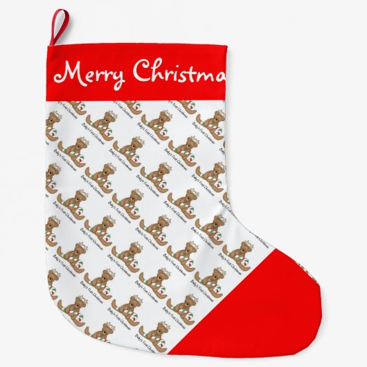 kerstcadeau/eerste kerstmis van baby grote kerstsok (Voorkant)