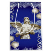 kerstcadeau, engelengel medium cadeauzakje (Voorkant)
